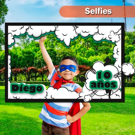 Marco para Selfie Fiesta Infantil |