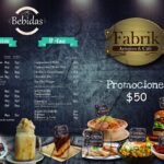 Carta Restaurante Fabrik |