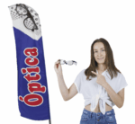 Banderola negocio Miel Mejorada Espectacular 4 Banderola publicitaria para Óptica